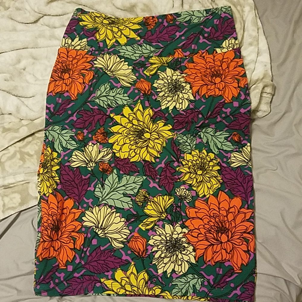 Gorgeous floral Cassie Skirt Lularoe
